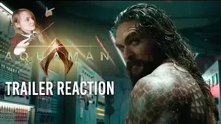 AQUAMAN TRAILER REACTION (SDCC 2018)