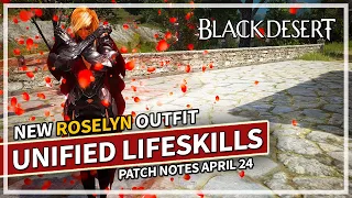 Account Wide Lifeskills & Roselyn Armor - Patch Notes April 24 | Black Desert