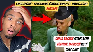 MJ’s ONLY COMP 🕺!  Chris Brown - Sensational (Official Video) ft. Davido, Lojay |Reaction 😱