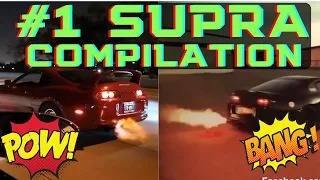 The ULTIMATE Toyota SUPRA Burnout & Antilag Compilation - 2JZGTE - AMAZING SOUNDS & LOUD BACKFIRES!