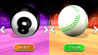 Going Balls Vs Reverse SpeedRun Gameplay Walkthrough Colour Ball Run New Update Mobile Game #1084