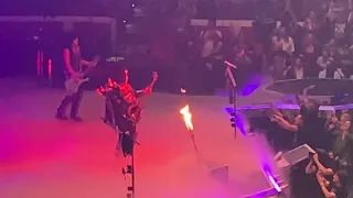 Gene Simmons breathing fire