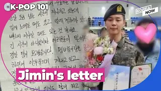 Pvt. Jimin writes handwritten letter to fans