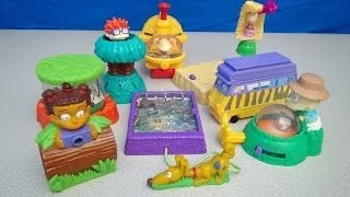 RUGRATS GO WILD THE MOVIE 2003 BURGER KING MEAL COLLECTION VIDEO REVIEW