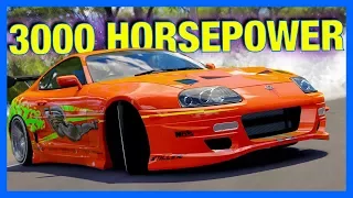 Forza Horizon 3 : 3000 HORSEPOWER SUPRA TEST DRIVE!!