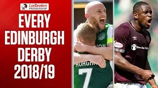 Hibernian v Hearts | This Season's Edinburgh Derby Highlights | Ladbrokes Premiership