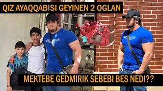 QIZ AYAQQABISI GEYİNƏN BU OĞLANLAR DƏRSƏ NİYƏ GETMİRLƏR ?(EVLƏRİNDƏ OLAN ŞƏKİLLƏRƏ BAXIN)