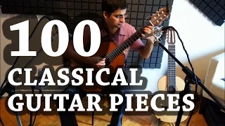 History of the Classical Guitar in 16 minutes with 100 Pieces