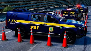 ABORDAGEM COM DISPAROS PRF EM AÇÃO | GTA 5 POLICIAL