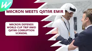 Macron meets Qatar emir before France-Morocco game | FIFA World Cup Qatar 2022