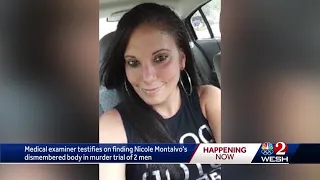 Medical examiner testifies on finding Nicole Montalvo's dismembered body in murder trial