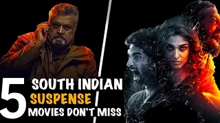 Top 5 Best South Indian Suspense Thriller Movies (IMDb) 2024 | You Shouldn't Miss