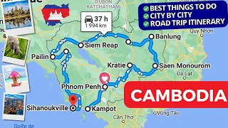 CAMBODIA - Best thing to do road trip itinerary and travel advices #cambodia