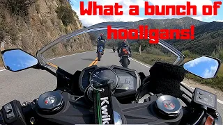 Gsxr1000 R6 and ZX6R  Canyon Craze !!!