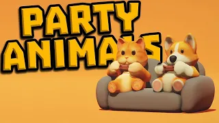 LIRIK PLAYS PARTY ANIMALS DEMO HILARIOUS FIGHTING GAME