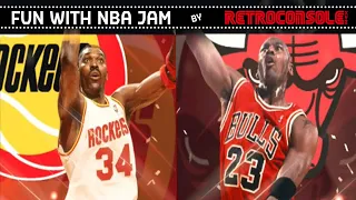 Houston Rockets vs Chicago Bulls [NBA JAM, 1993]