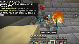 I killed 2 hackers & burned their loot - Minecraft Lifeboat survival mode