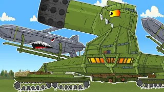 Rocket Dorian Frontal Breakthrough Is Impossible - Cartoons about tanks