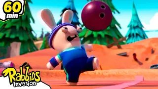 ¿Qué Rabbid es el rey de la copa de fútbol? | Rabbids La Invasión | Compilación fútbol 1H | Cartoon