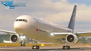 B767-300ER Delta | Boston - Montego Bay | Full Flight MSFS (4K)