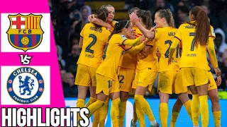 Barcelona vs Chelsea | Highlights | Women’s Champions League Semifinal | 27/04/24