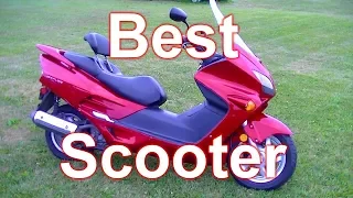 Best Scooter For Adults - The $1000 Used Honda Reflex 250cc Motor scooter.