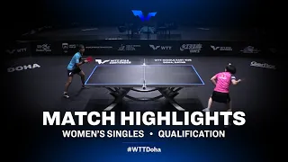 Sakura Okoi vs Akula Sreeja | WTT Star Contender Doha 2021 | Women's Singles | QUAL Highlights