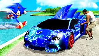 Wir klauen SONIC FAHRZEUGE in GTA 5!!