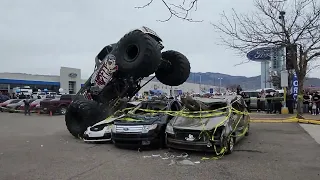 Monster truck Madness with Misfit @Rich Ford Albuquerque NM #fordf250 #ford #monstertruck #truck