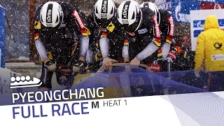 Pyeongchang | BMW IBSF World Cup 2016/2017 - 4-Man Bobsleigh Heat 1 | IBSF Official