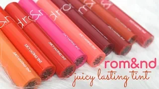 BIYW Review Chapter: #140 ROMAND JUICY LASTING TINT (NEW VERSION) SWATCH & REVIEW