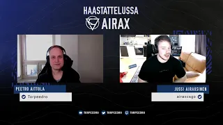 Haastattelussa Jussi "airax" Airaksinen!