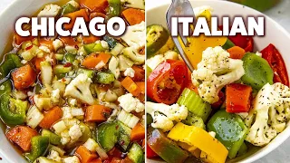 How to Make Giardiniera - Chicago-Style Vs. Italian!