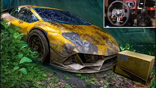 Rebuilding Lamborghini Huracan Evo  - Forza Horizon 5 | Thrustmaster Logitech G29 Gameplay.