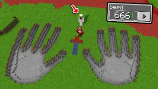 J'ai testé les SEEDS les plus TERRIFIANTES de Minecraft.. (effrayant)