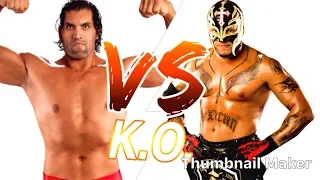 Rey Mysterio vs  The Great Khali  SmackDown, May 12, 2006Brock Lesnar Vs Rey Mys