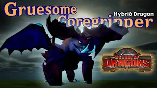 Gruesome Goregripper - Hybrid Dragon Full Growth Gameplay | School of Dragons