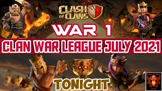 Clan War League July 2021 War 1 , Live attack Clash of Clans Tamil #SHAN
