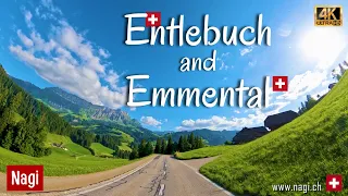 🇨🇭 DRIVING IN SWITZERLAND 4K | Greenest Valley of Switzerland | Emmental Bern and Luzern | #nagiCH