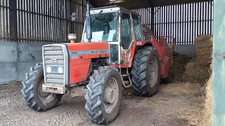 Dairy farm tractor tour.