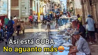 CUBA ABRIL DEL 2024. ASÍ ESTÁN LAS CALLES DE LA HABANA. @cubanosdeapie