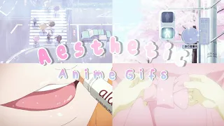 🌸 Aesthetic anime gifs - Soft Pink Part#2 🌸 | lilsoftie_ 2021 ✨