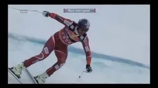 Crash Aksel Lund Svindal Hahnenkamm 2016