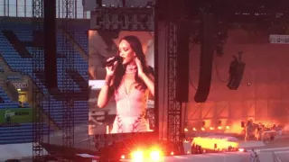 Rihanna talking to the crowd + Desperado live Coventry Anti World Tour 25/6/2016