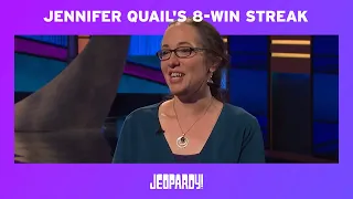 Jennifer Quail's 8-Win Streak | JEOPARDY!