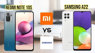 Redmi Note 10s vs Samsung A22 Comparison | Which is Better | @Bisharat Nazeer