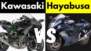 Kawasaki Ninja H2r VS Suzuki Hayabusa |💥 Who Is the Winner |