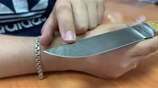 Уход за ножом из дамаска от Кузницы "Русский Молот"
