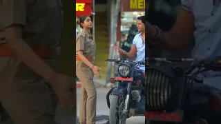 Sumit Cool Dubey New Prank With Cute Lady Police Shorts #prank #sumitcooldubey #shorts