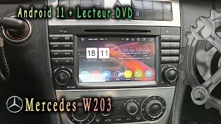 Mercedes W203 installer & tester Autoradio Android 11